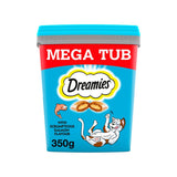 Dreamies Adult & Kitten Cat Treat Biscuits with Salmon Mega Tub