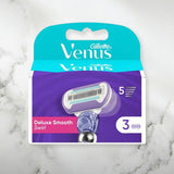 Venus Deluxe Smooth Swirl Razor Blades x3 GOODS Superdrug