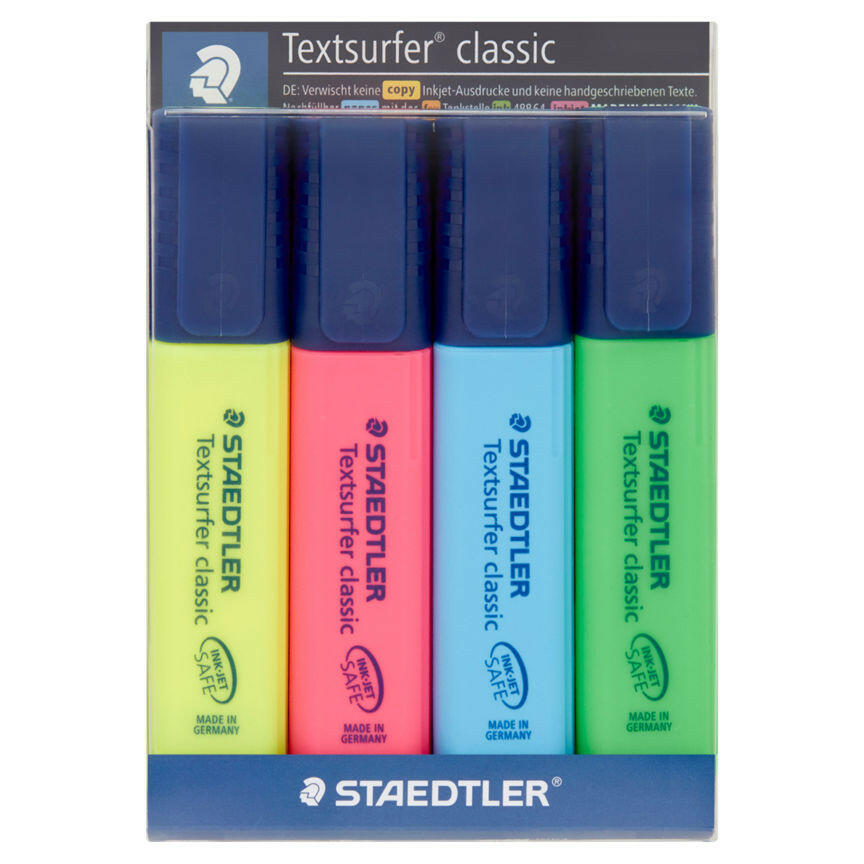 Staedtler Textsurfer Classic Highlighters Office Supplies ASDA