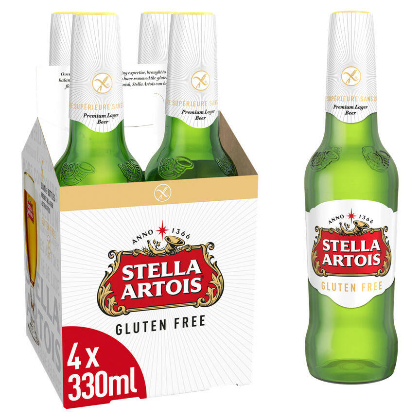 Stella Artois Gluten Free Premium Lager Beer Bottles GOODS ASDA