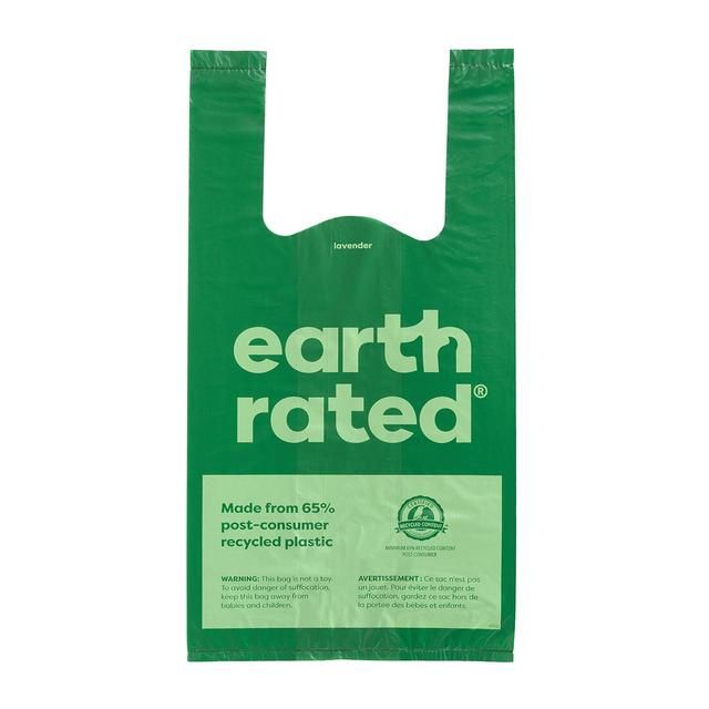 Earth Rated Poop Bags Lavender Tie Handle Bags 120 per pack