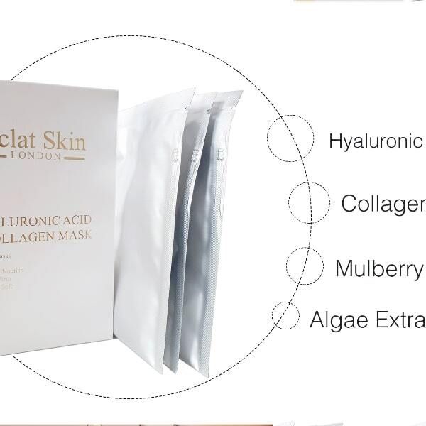 Eclat Skin London Hyaluronic Acid Collagen 3 sheets