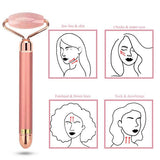 Eclat Skin London Rose Quartz Electrical Facial Roller