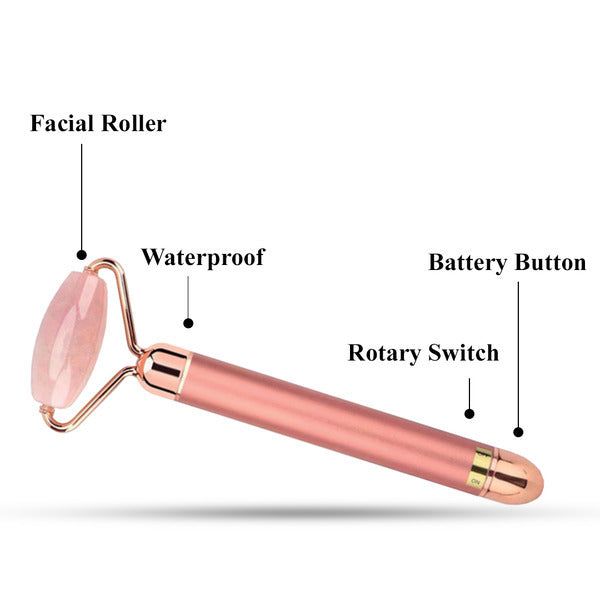 Eclat Skin London Rose Quartz Electrical Facial Roller