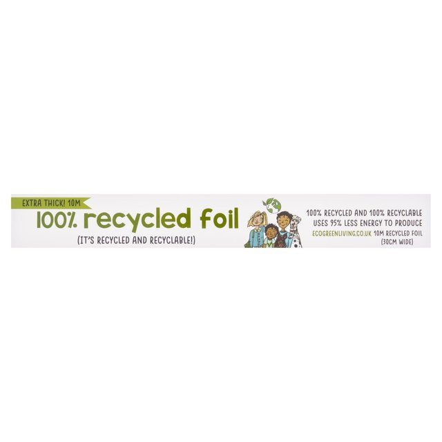 Eco Green Living 100% Recycled Aluminium Foil 10m 10m