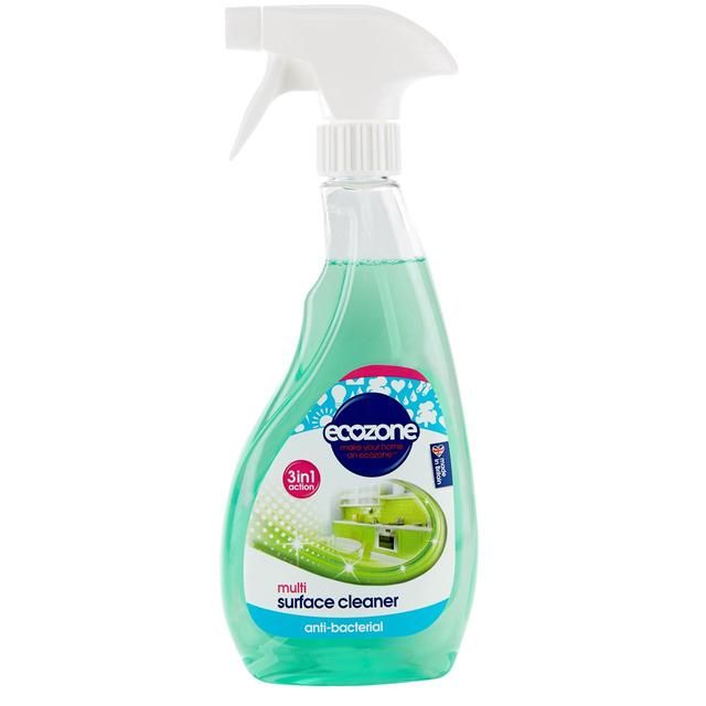 Ecozone 3 in 1 Anti-Bacterial Multi Surface Cleaner Aloe & Cucumber 500ml