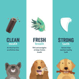 Edgard & Cooper Strawberry & Mint Small Dog Dental Sticks 7 per pack