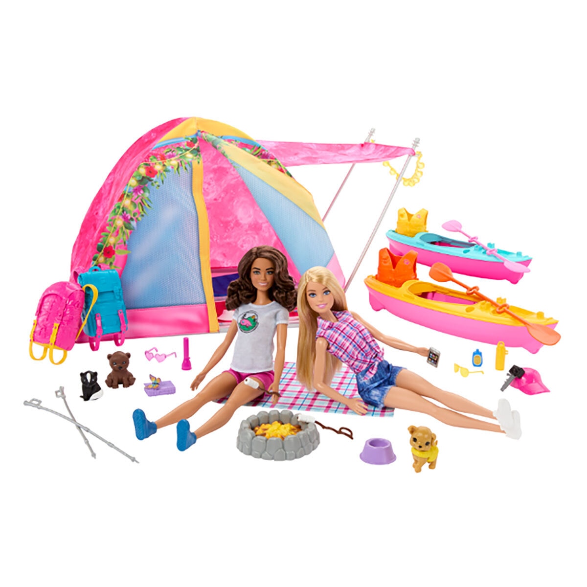 Barbie Outdoor Camping Adventure Playset (3+ Years) - McGrocer