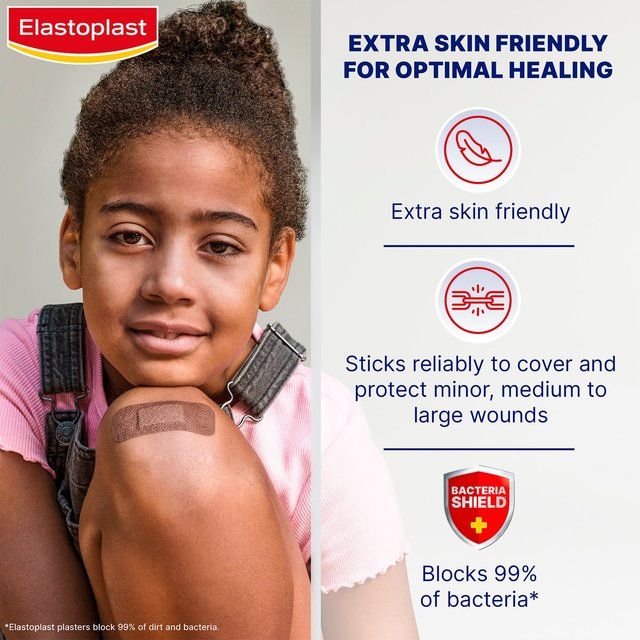 Elastoplast Sensitive Plasters Multi Tone Dark 20 Pack 20 per pack