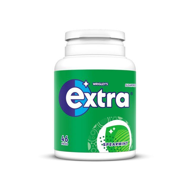 Extra Spearmint Sugarfree Chewing Gum Bottle 46 per pack