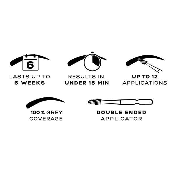 Eylure Dybrow - Dark Brown - Permanent Eyebrow Tint