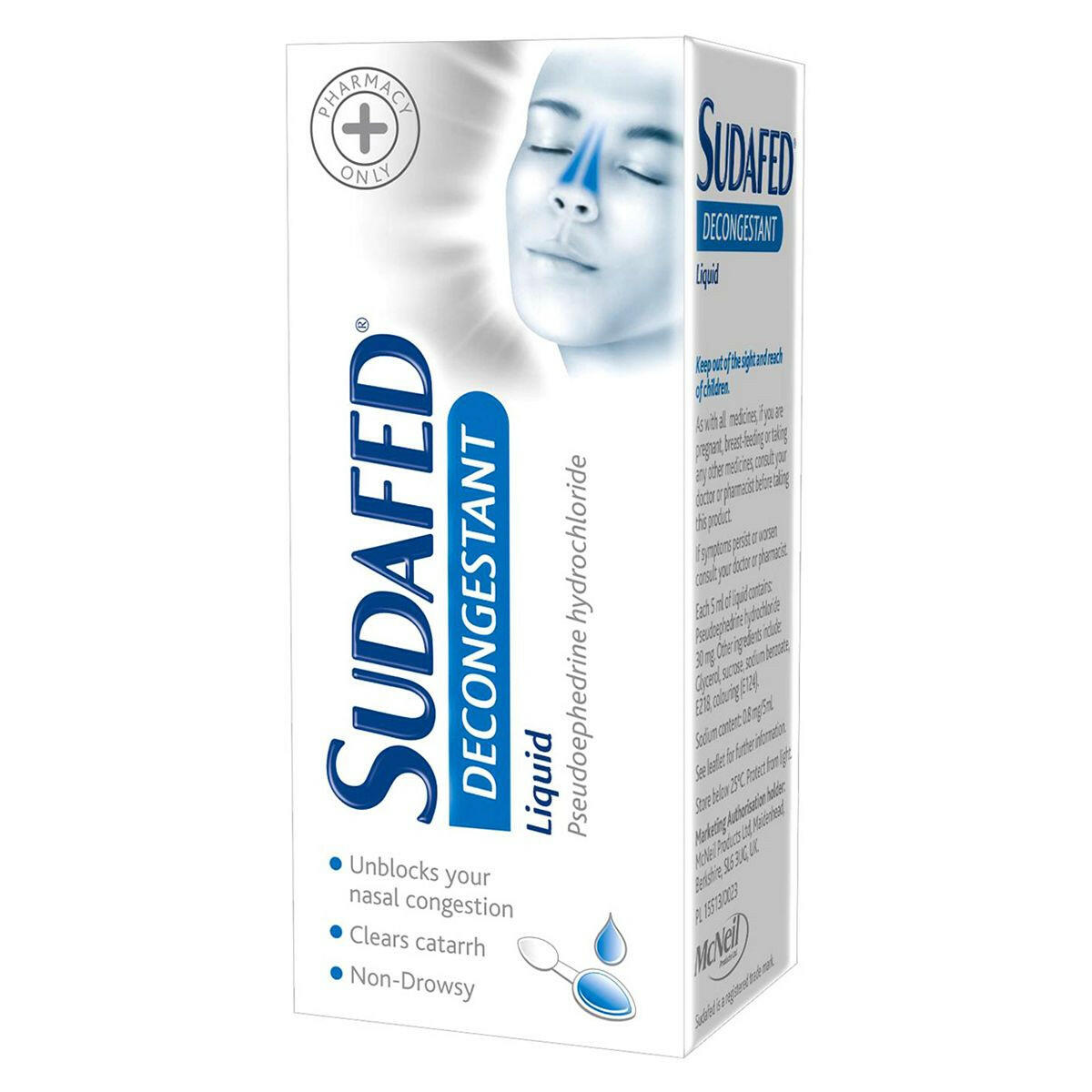Sudafed Decongestant Liquid 100ml First Aid Boots