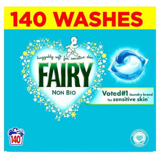 Fairy Non Bio Pods Washing Capsules 140 Washes 140 per pack