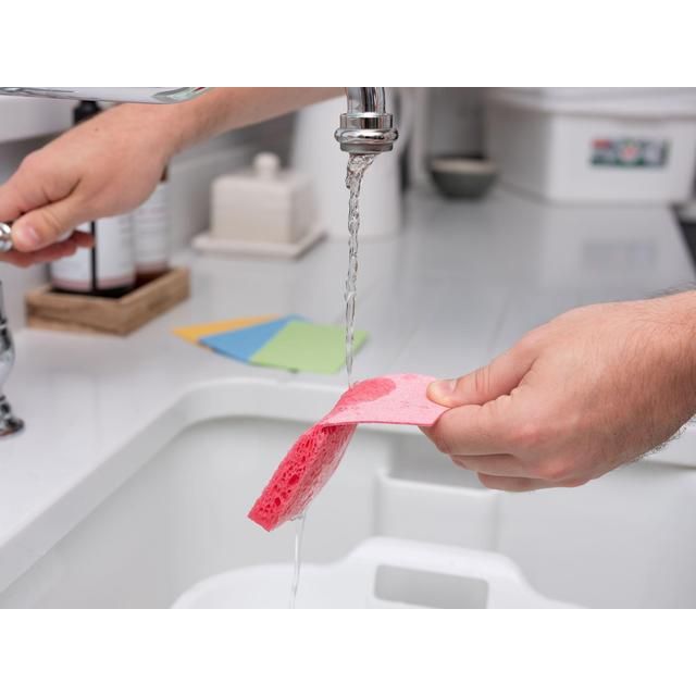 Fairy Original Eco Compostable Compressed Pop up Dish Cleaning Sponges 12 per pack