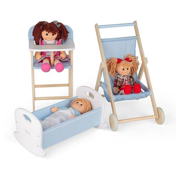 Tidlo Wooden Doll's High Chair GOODS Superdrug