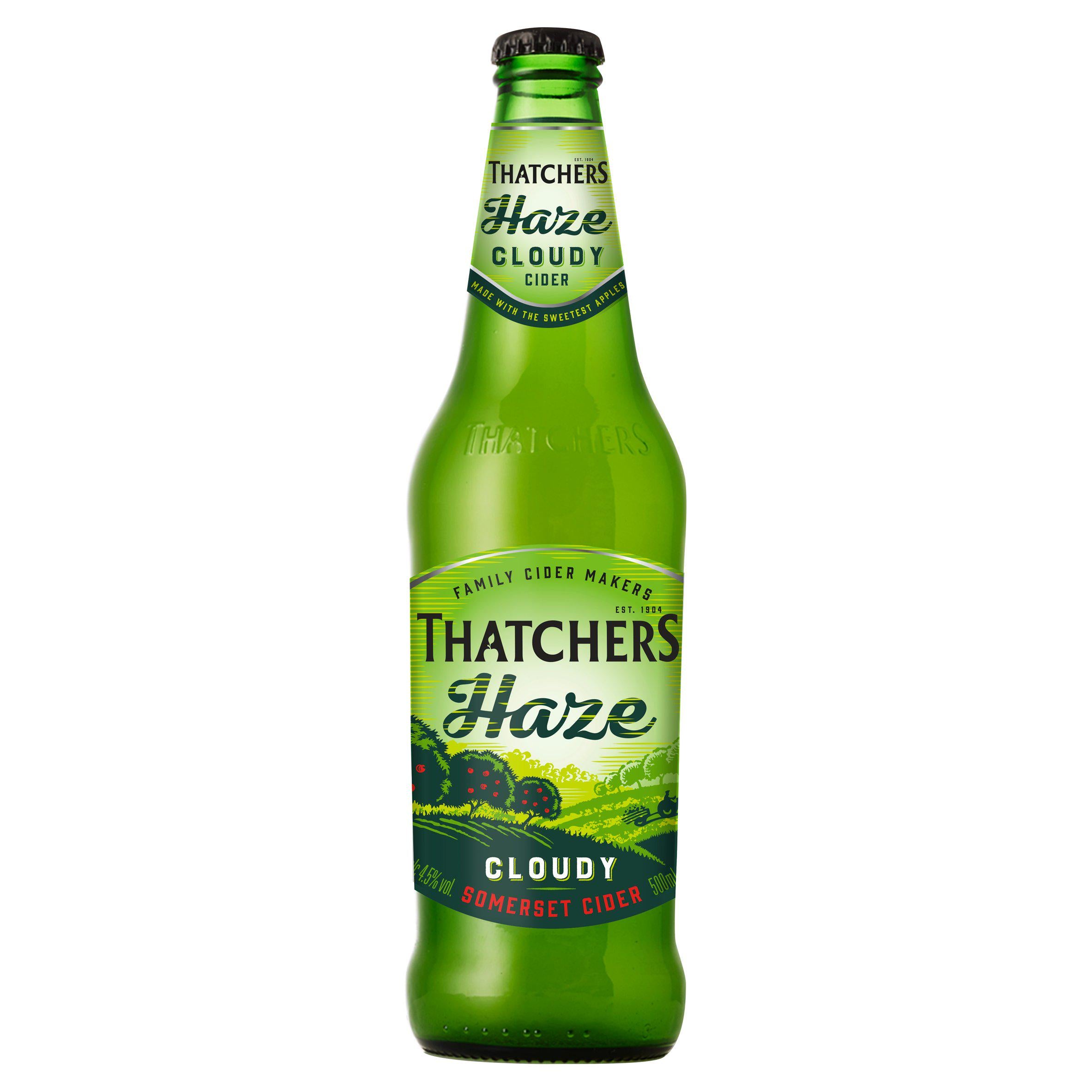 Thatchers Haze Cloudy Cider 500ml All beer Sainsburys