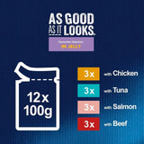 Felix As Good As it Looks Favourites Selection Wet Cat Food 12 x 100g