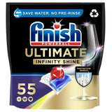 Finish Ultimate Infinity Shine Dishwasher Tablets 55 per pack
