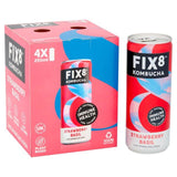 Fix8 Strawberry Basil Kombucha Multipack 4 x 250ml