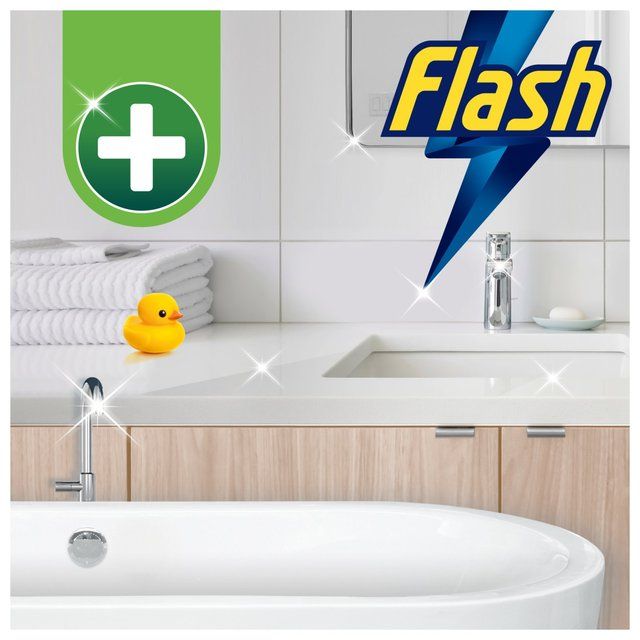 Flash Spray Wipe Done Bathroom Cleaning Spray Anti-Bacterial White Blossom 800ml