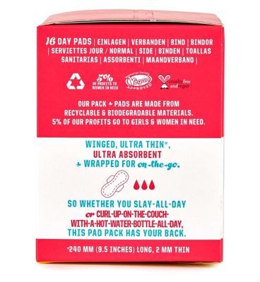 FLO Bamboo Day Pads (16 pads)