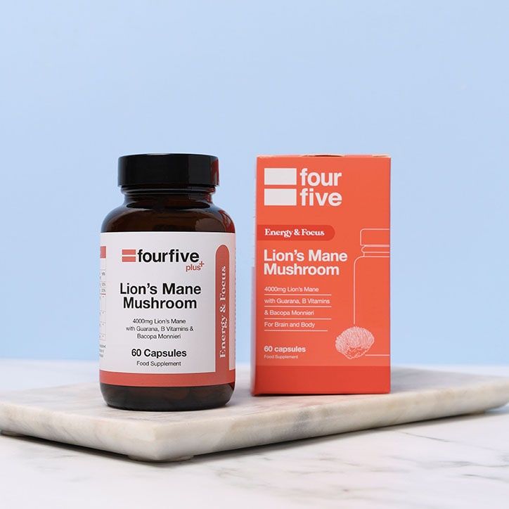 Fourfive Lions Mane Complex Energy & Focus 4000mg 60 Capsules