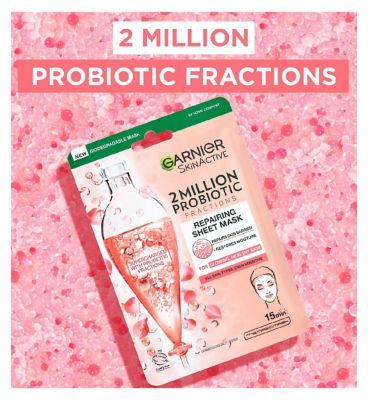 Garnier 2 Million Probiotic Fractions Repairing Face Sheet Mask 22g