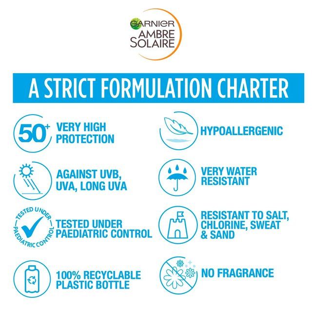 Garnier Ambre Solaire Kids Sensitive Sun Protection Cream SPF 50 200ml