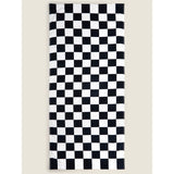 George Home Black & White Checkerboard Printed Cotton Towel