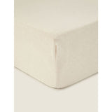 George Home Natural Jersey Fitted Sheet – Set of 2 - Cot