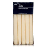 George Home Unscented Cream Taper Candles