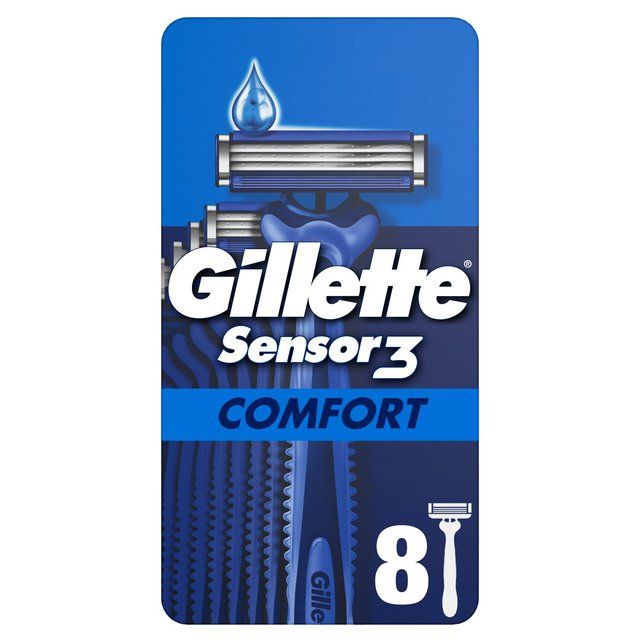Gillette Sensor 3 Comfort Disposable Razors 8 per pack