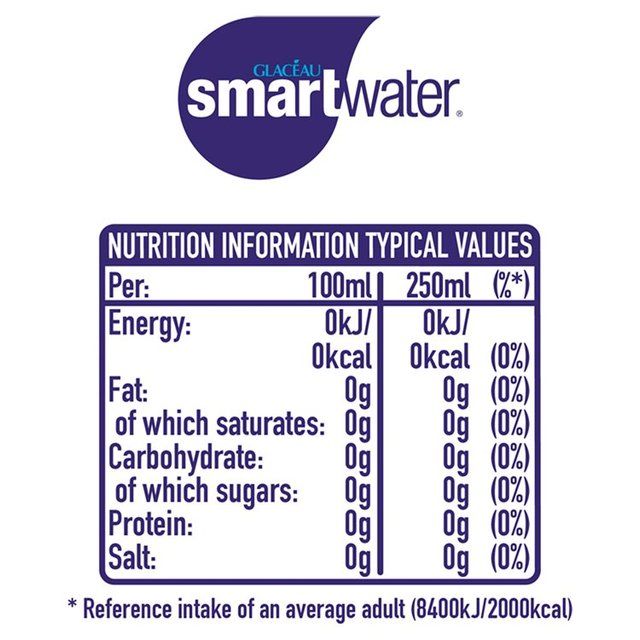 Glaceau Smartwater 12 x 600ml
