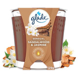 Glade Candle Sandalwood & Jasmine Air Freshener 129g