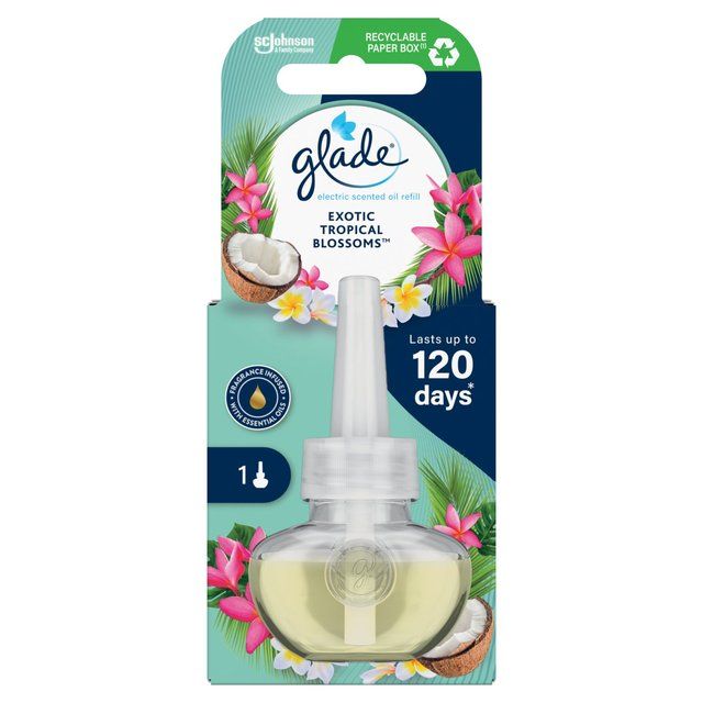 Glade Plug In Refill Electric Scented Oil Tropical Blossoms 20ml