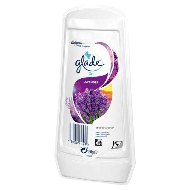 Glade Solid Bathroom Gel Lavender Air Freshener 150g