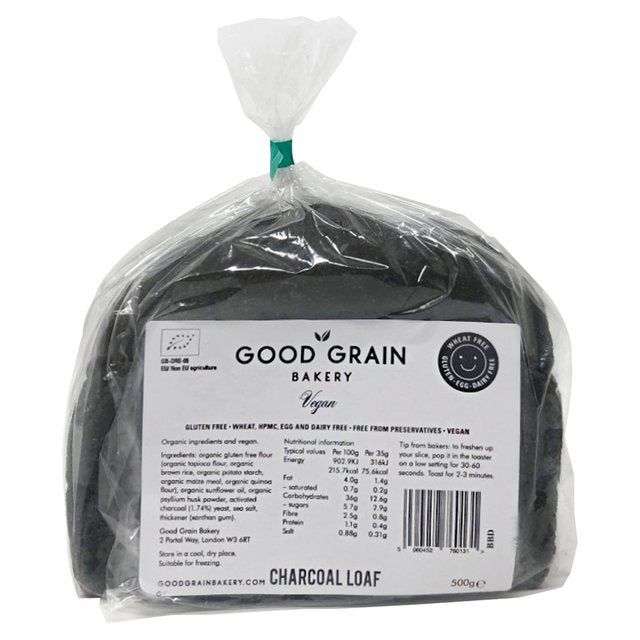 Good Grain Bakery Activated Charcoal Loaf 500g
