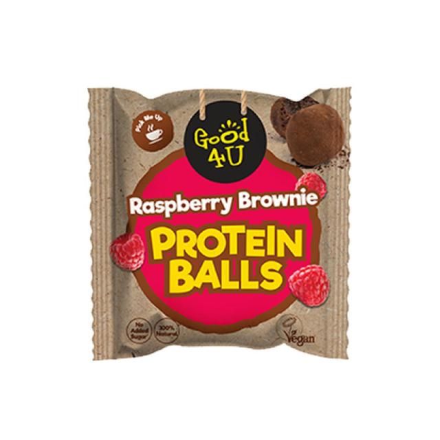 Good4U PROTEIN BALLS RASPBERRY BROWNIE 40g