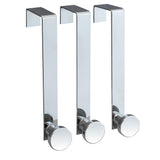 Habitat Round Over The Door Hooks Stainless Steel 3pk