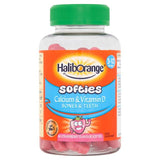 Haliborange Kid's Softies Calcium & Vitamin D Strawberry Gummies 3-12yrs 60 per pack