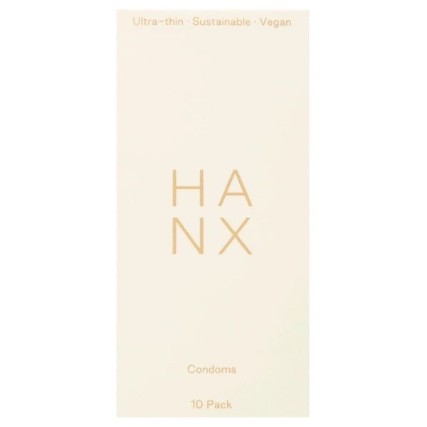 HANX 100% Vegan Condoms - Standard Size 10 Pack