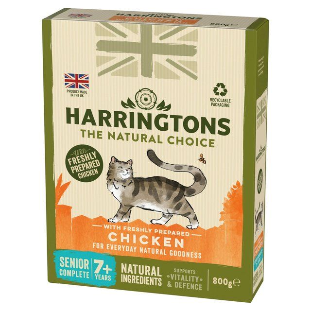 Harringtons Senior Complete Chicken Cat Food 800g