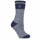 Heat Holders Ladies Thick Warm Thermal Socks 4-8 UK Soft Navy (Sydney)