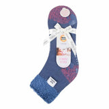 Heat Holders Womens Bed Socks with Feather Top 4-8 UK