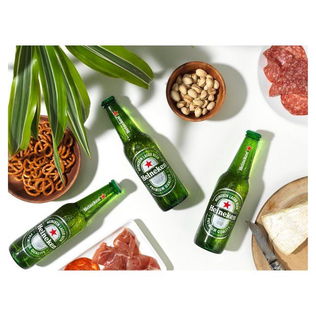 Heineken Lager Beer Bottles Chilled to Your Door 12 x 330ml