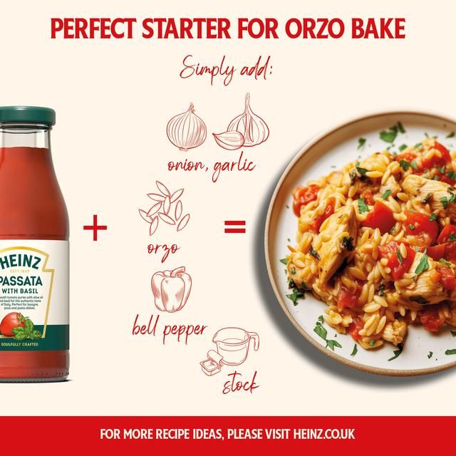 Heinz Passata with Basil 500g