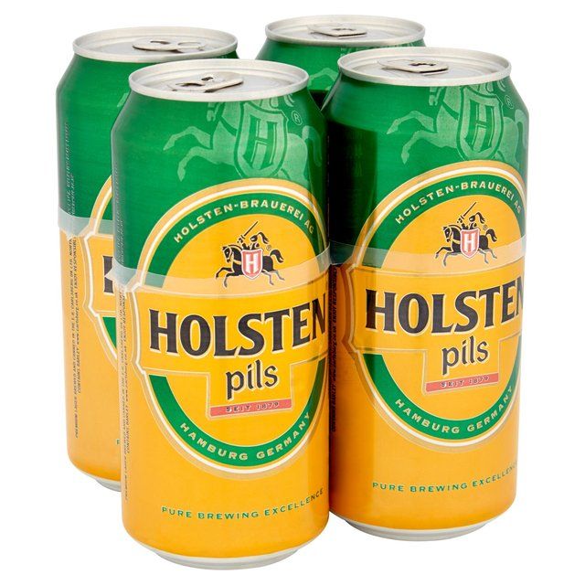 Holsten Pils Lager Beer Cans 4 x 440ml