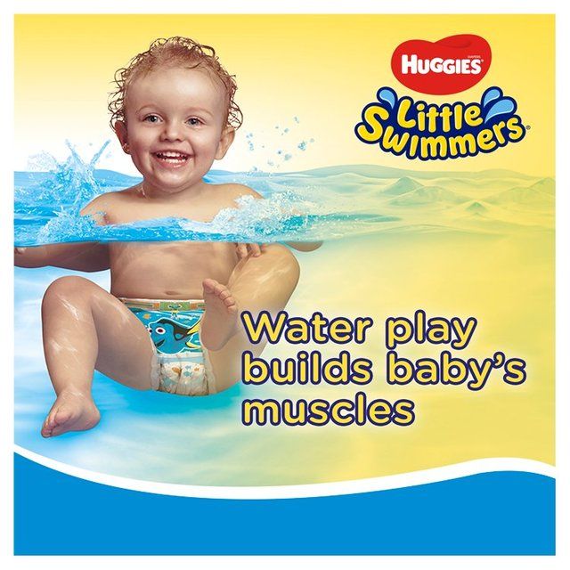 Huggies Little Swimmers Swim Nappies Size 2-3 (3-8kg) 12 per pack