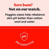 Huggies Pure 99% Water Baby Wipes Multipack 4 x 56 per pack