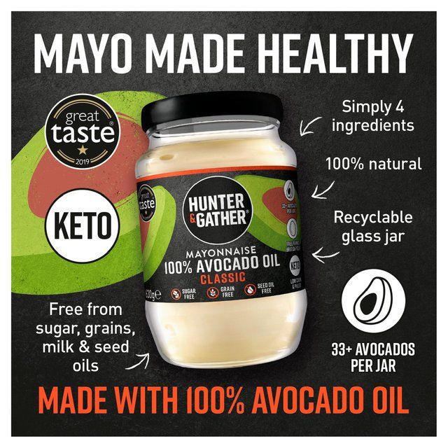Hunter & Gather Avocado Oil Mayonnaise Classic Large 630g